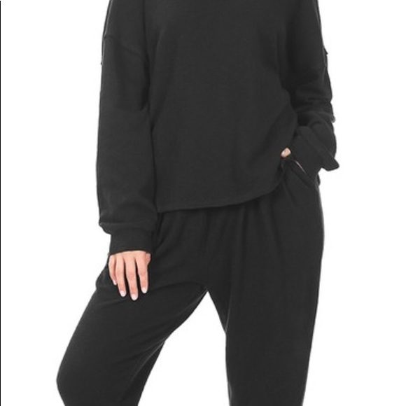 NWT Black jogger set - Picture 1 of 1